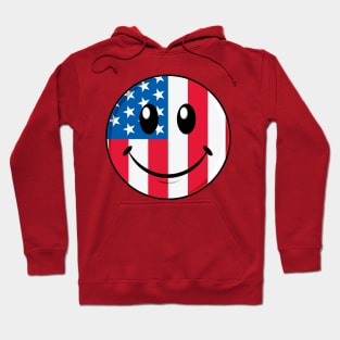 USA Smiley Hoodie